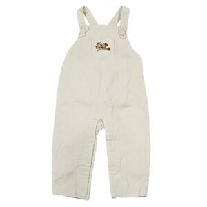 MARVEL GROOT BABY CORDUROY OVERALLS – BEIGE – 9–12 MONTHS – ORGANIC COTTON